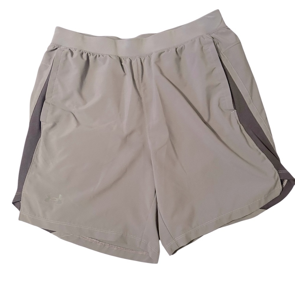 Under Armour Men’s Launch 7” Running Shorts Gray Size L 1361493-014 Brief‎ Lined